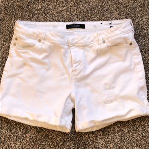 Liverpool Jeans Company White Denim Shorts